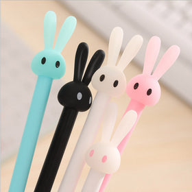 Lovely Rabbit Cartoon Plastic Gel Pens