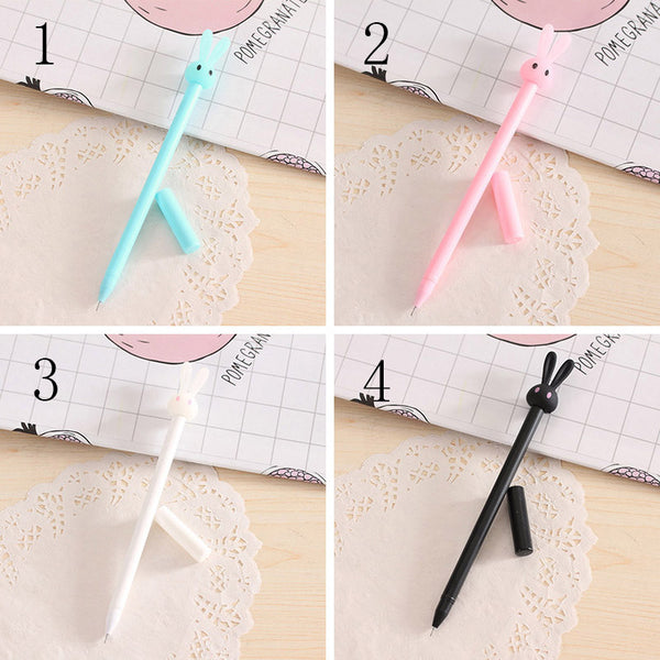 Lovely Rabbit Cartoon Plastic Gel Pens