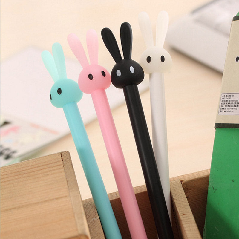 Lovely Rabbit Cartoon Plastic Gel Pens