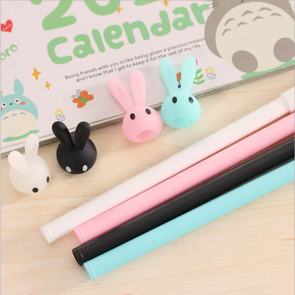 Lovely Rabbit Cartoon Plastic Gel Pens
