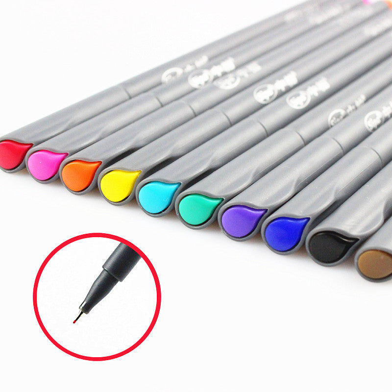 Fine Line Drawing Water Color Pens
