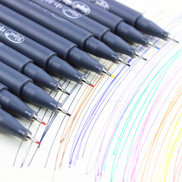 Fine Line Drawing Water Color Pens