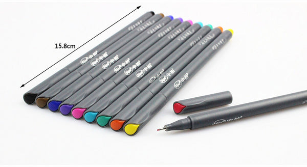 Fine Line Drawing Water Color Pens