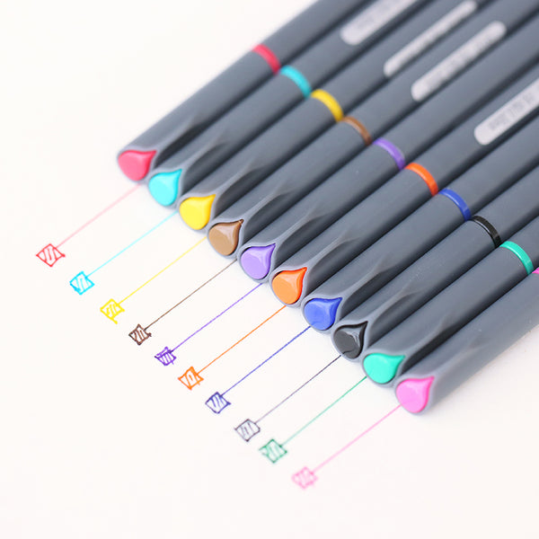 Fine Line Drawing Water Color Pens