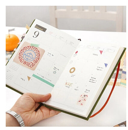 Vintage Floral Stationery Decorative Diary Stickers