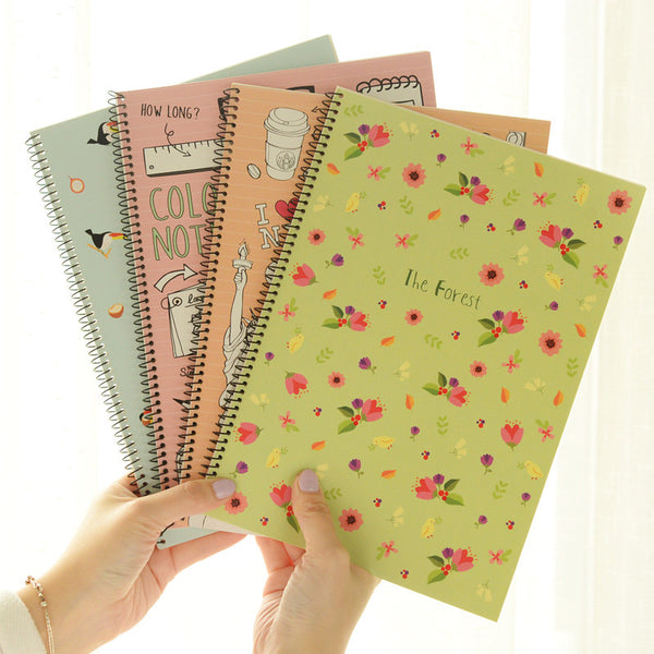 Forest Animal Coil Book