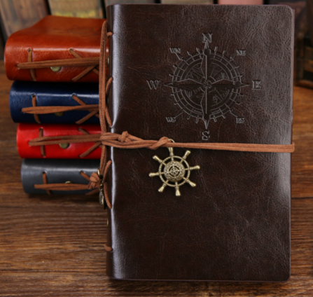 Replaceable Pirate Vintage Traveler Note Book
