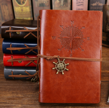 Replaceable Pirate Vintage Traveler Note Book