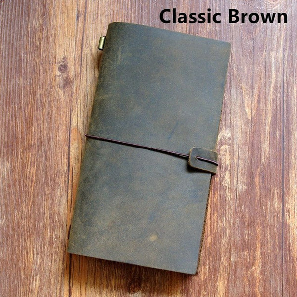 Cowhide Leather Traveler's Journal