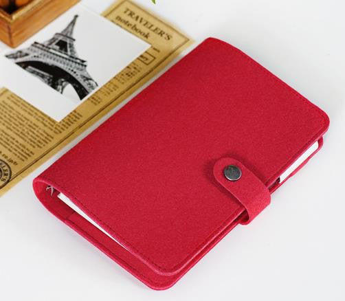 Fabric Cover Spiral Notebook